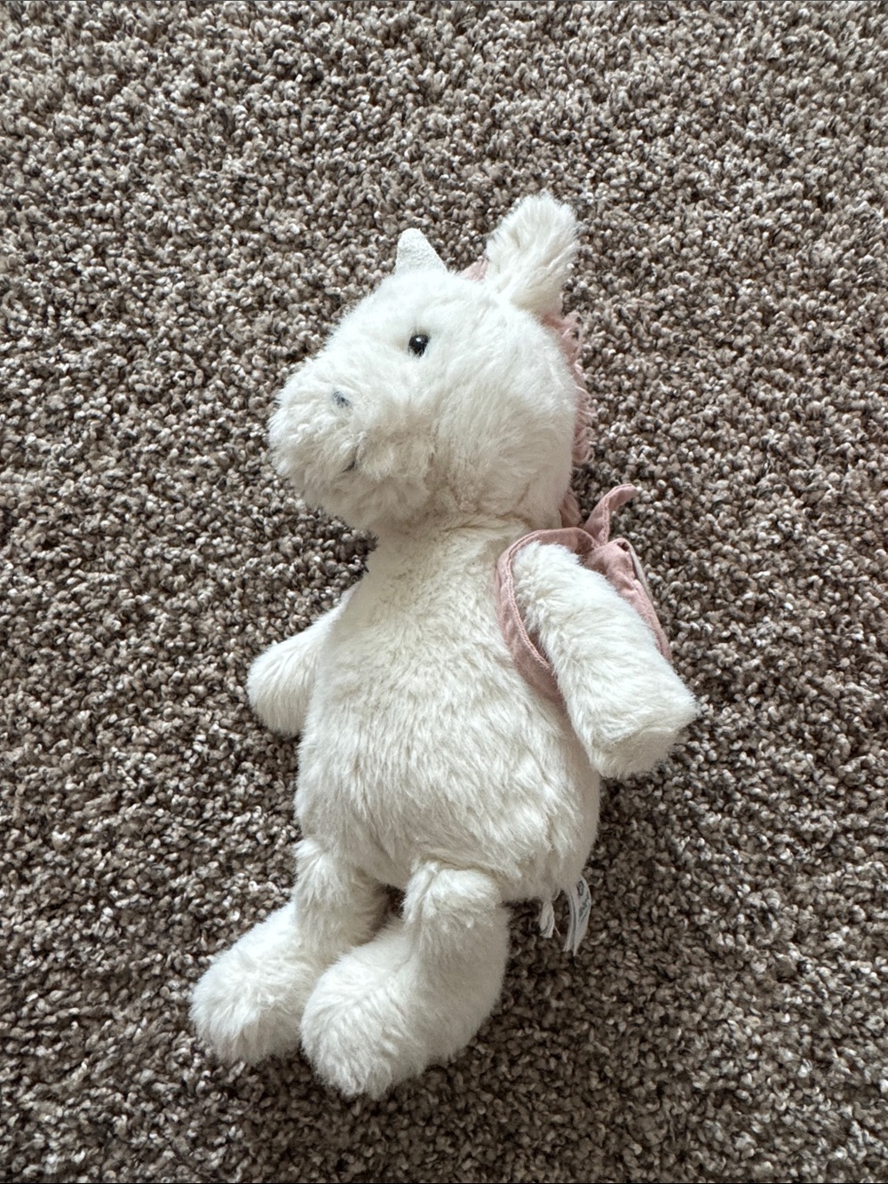 jellycat unicorn with backpack
